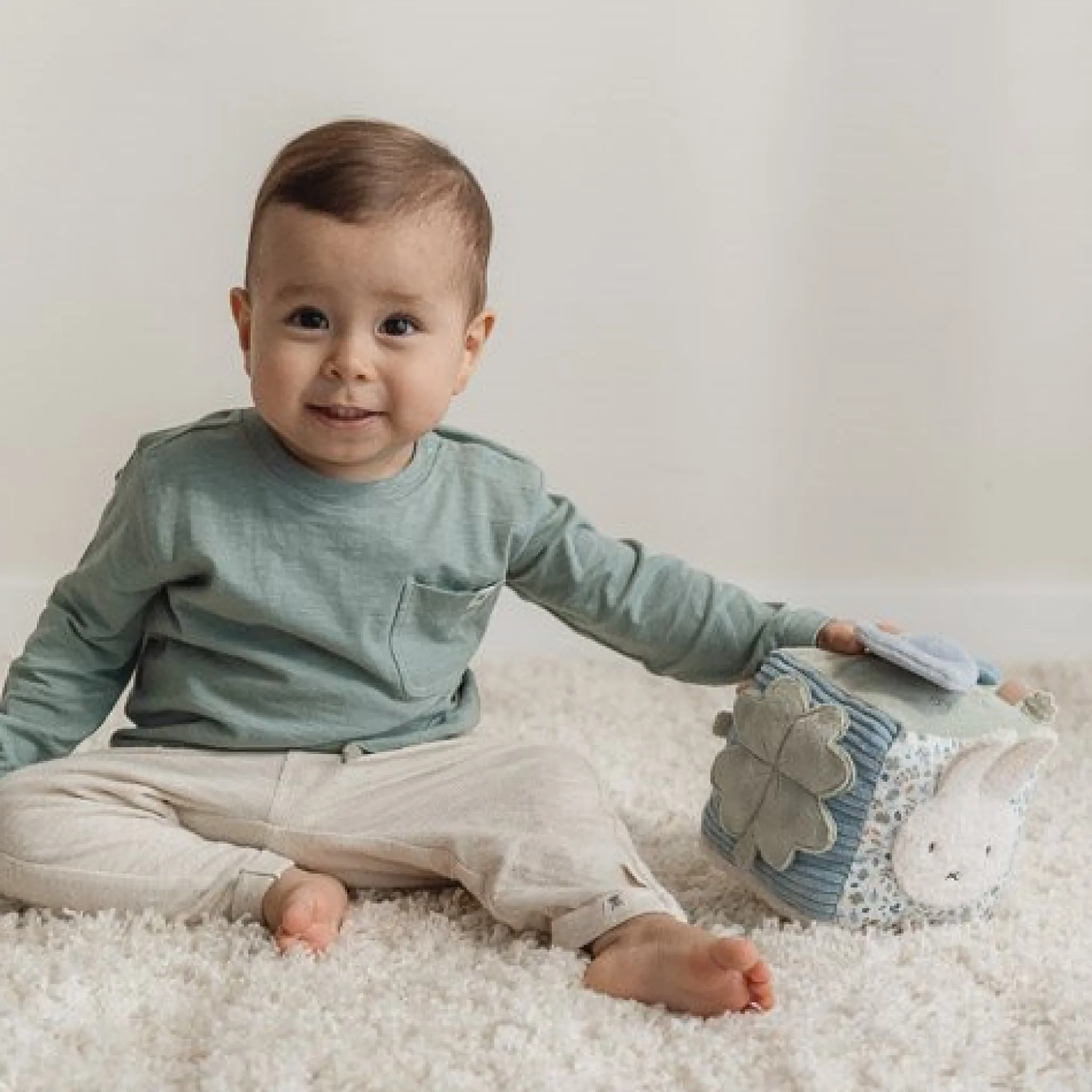 Little Dutch miffy activity cube - Blue - Lucky Leaves Online