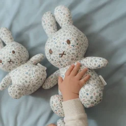Little Dutch miffy cuddle all-over print 20 cm - Blue - Lucky Leaves Best
