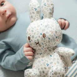 Little Dutch miffy cuddle all-over print 20 cm - Blue - Lucky Leaves Best
