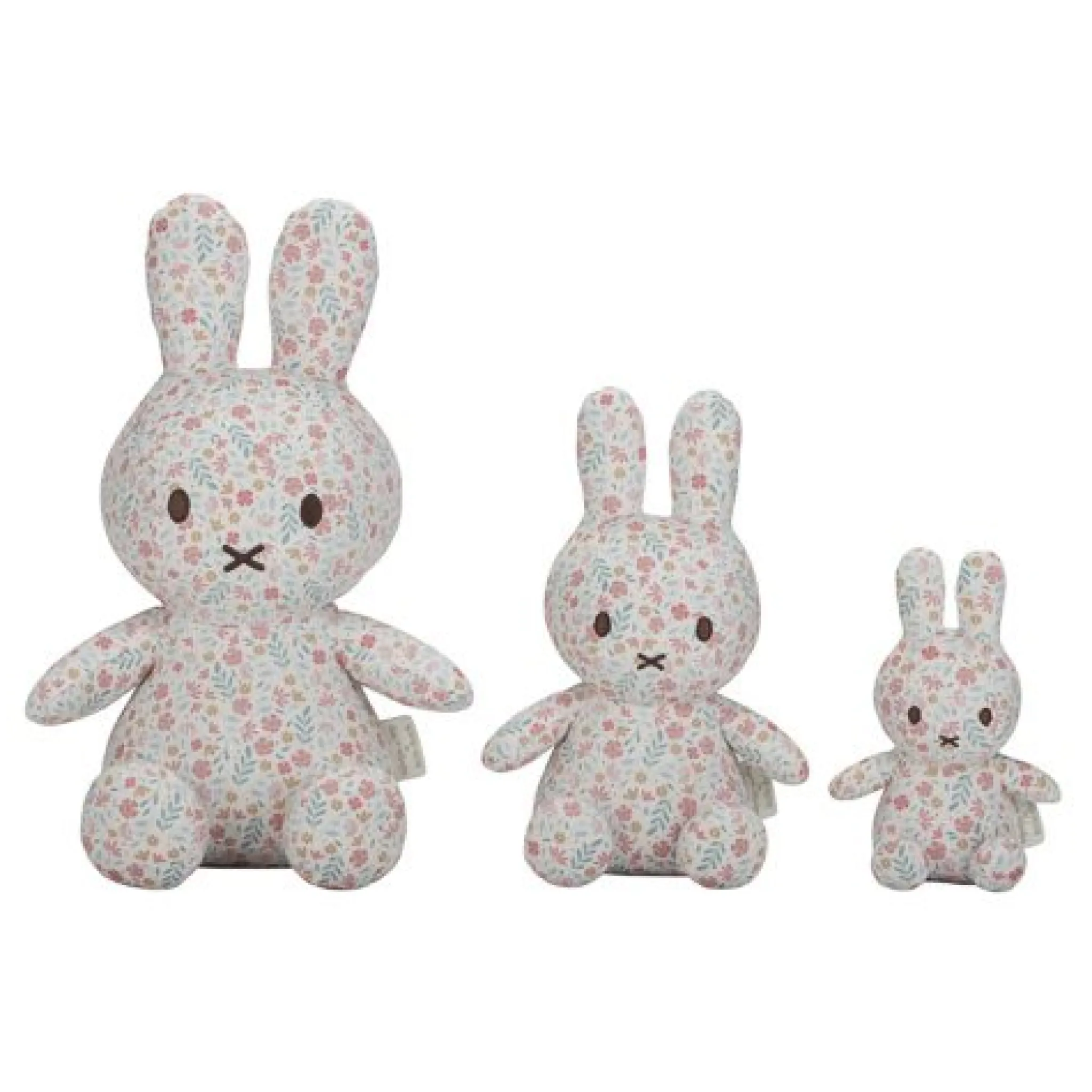 Little Dutch miffy cuddle all-over print 30 cm - Pink - Lucky Blossom Clearance