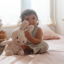 Little Dutch miffy cuddle all-over print 30 cm - Pink - Lucky Blossom Clearance