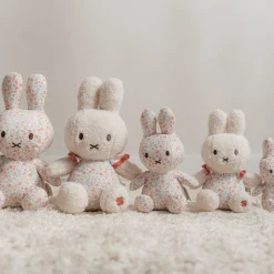 Little Dutch miffy cuddle all-over print 30 cm - Pink - Lucky Blossom Clearance