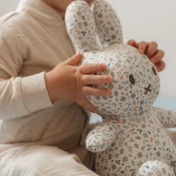 Little Dutch miffy cuddle all-over print 30 cm - Blue - Lucky Leaves Sale