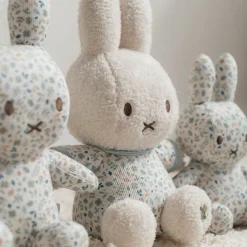 Little Dutch miffy cuddle all-over print 30 cm - Blue - Lucky Leaves Sale