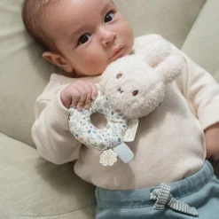 Little Dutch miffy rattle - Blue - Lucky Leaves