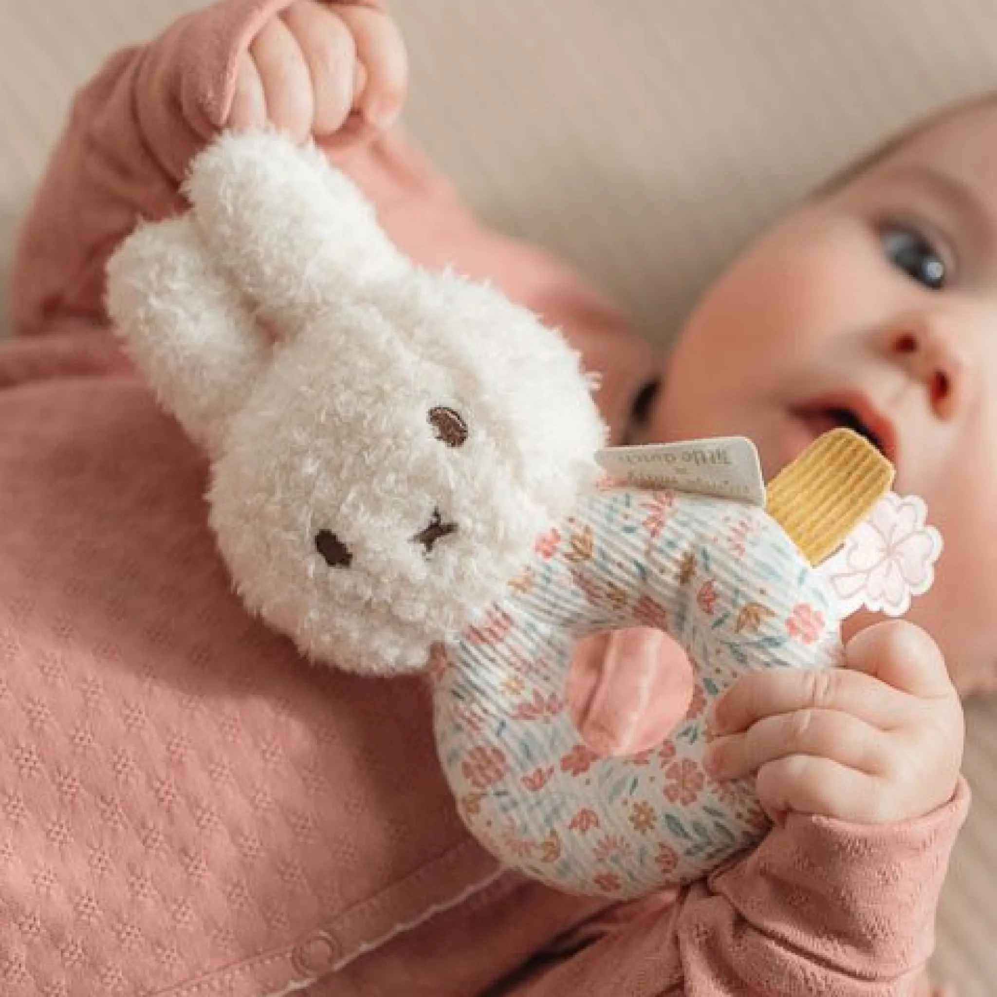 Little Dutch miffy rattle - Pink - Lucky Blossom Discount