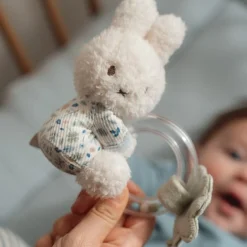 Little Dutch miffy ring rattle - Blue - Lucky Leaves Outlet