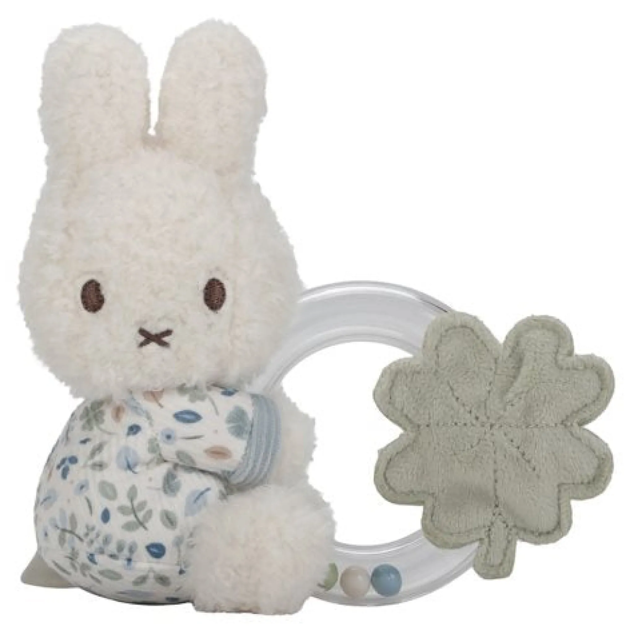 Little Dutch miffy ring rattle - Blue - Lucky Leaves Outlet