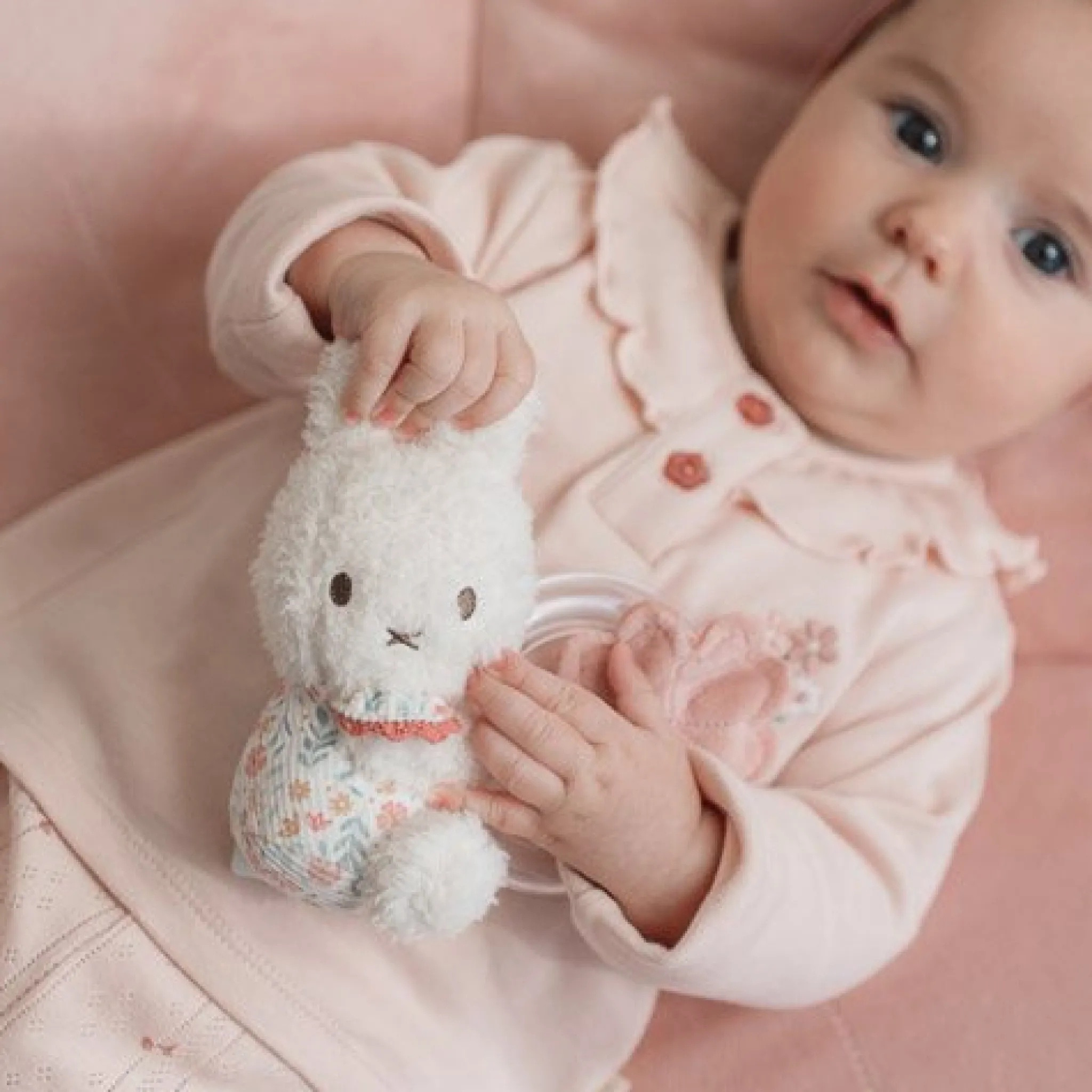 Little Dutch miffy ring rattle - Pink - Lucky Blossom Outlet