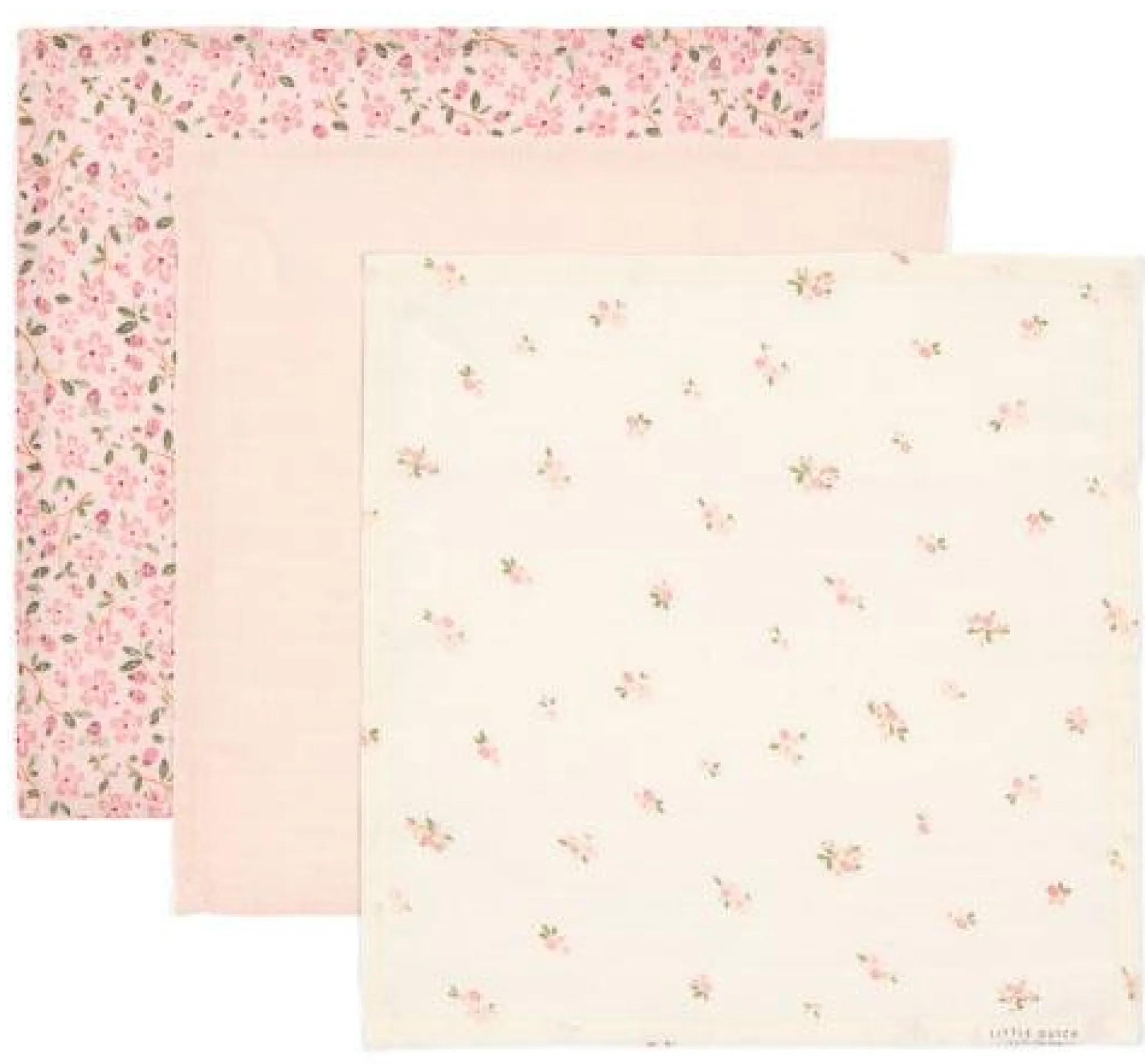 Little Dutch Mouth towels set - Pink - Fairy Garden New