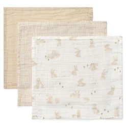 Little Dutch Mouth wipes set - White - Newborn Naturals - Baby Bunny