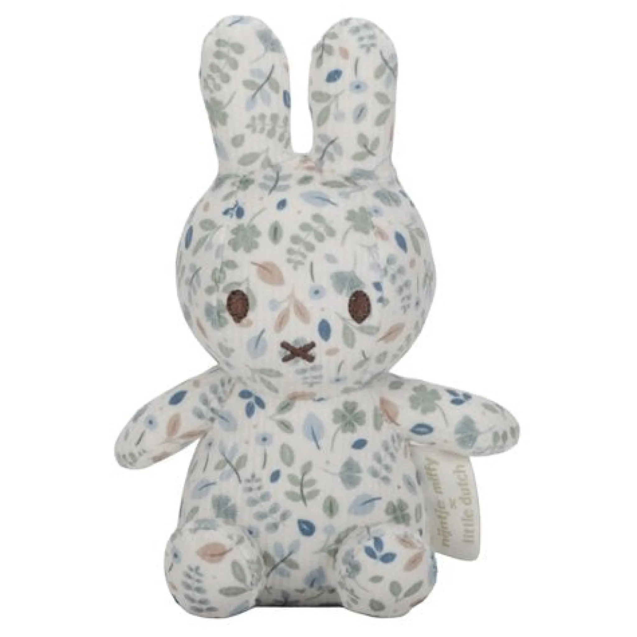 Little Dutch nijntje plush all-over print 15 cm - Blue - Lucky Leaves Outlet