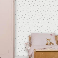Little Dutch Non-woven wallpaper - Multicolored - Fairy Garden - Fairy Blossom