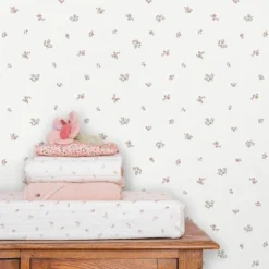 Little Dutch Non-woven wallpaper - Multicolored - Fairy Garden - Fairy Blossom