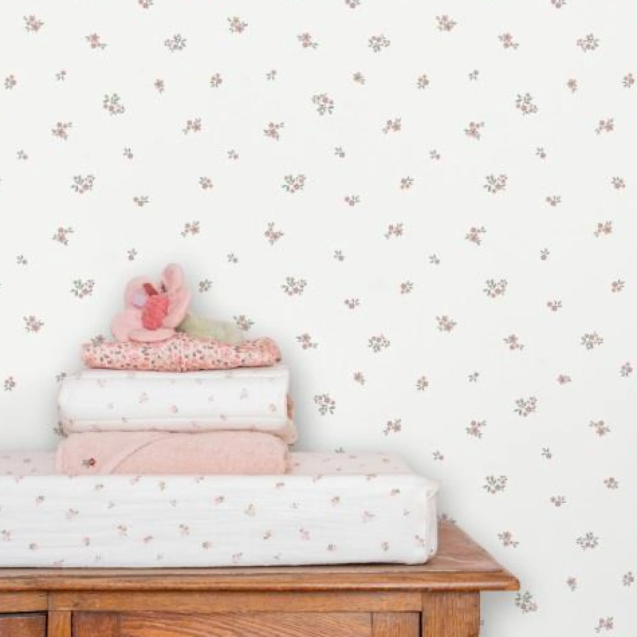 Little Dutch Non-woven wallpaper - Multicolored - Fairy Garden - Fairy Blossom