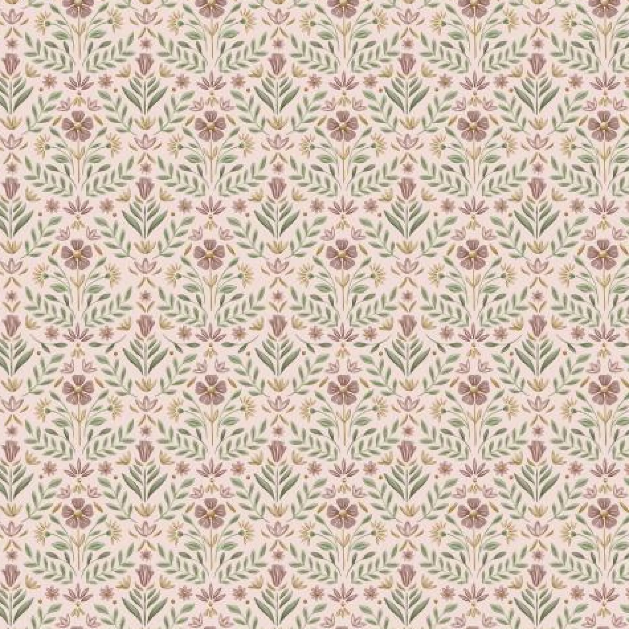 Little Dutch Non-woven wallpaper - Multicolored - Fairy Garden - Fairy Flowers Outlet
