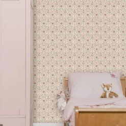 Little Dutch Non-woven wallpaper - Multicolored - Fairy Garden - Fairy Flowers Outlet
