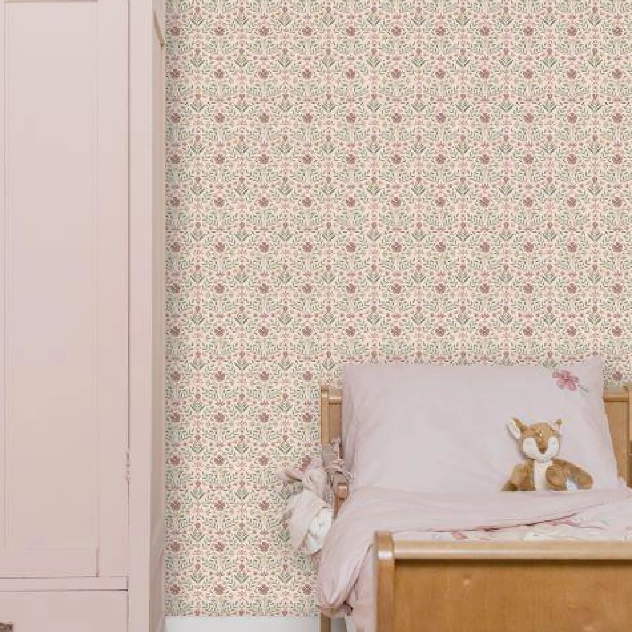 Little Dutch Non-woven wallpaper - Multicolored - Fairy Garden - Fairy Flowers Outlet