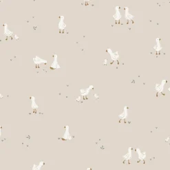 Little Dutch Non-woven wallpaper – White – Little Goose Clearance