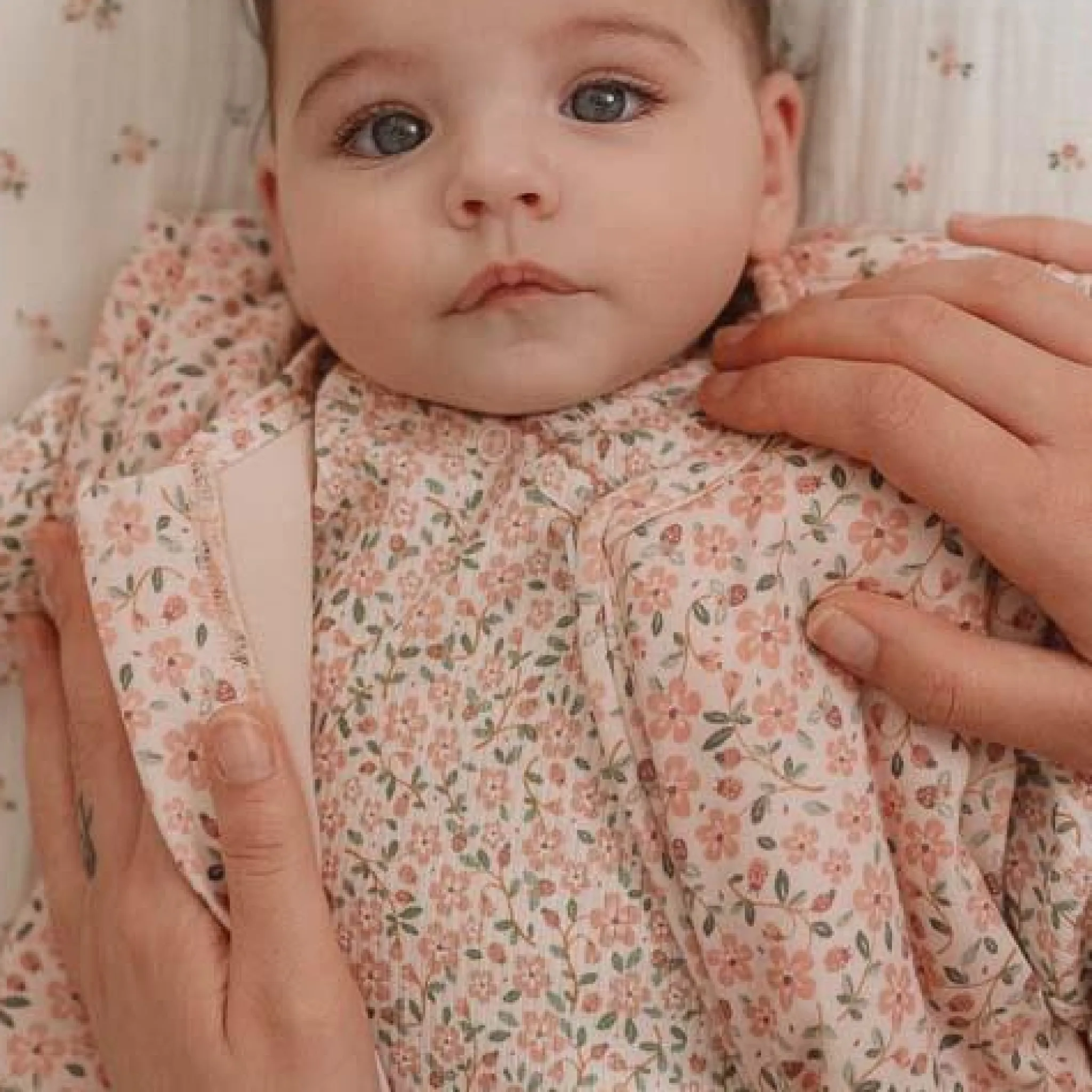 Little Dutch One-piece pajamas - Pink - Fairy Garden - Fairy Floral Hot