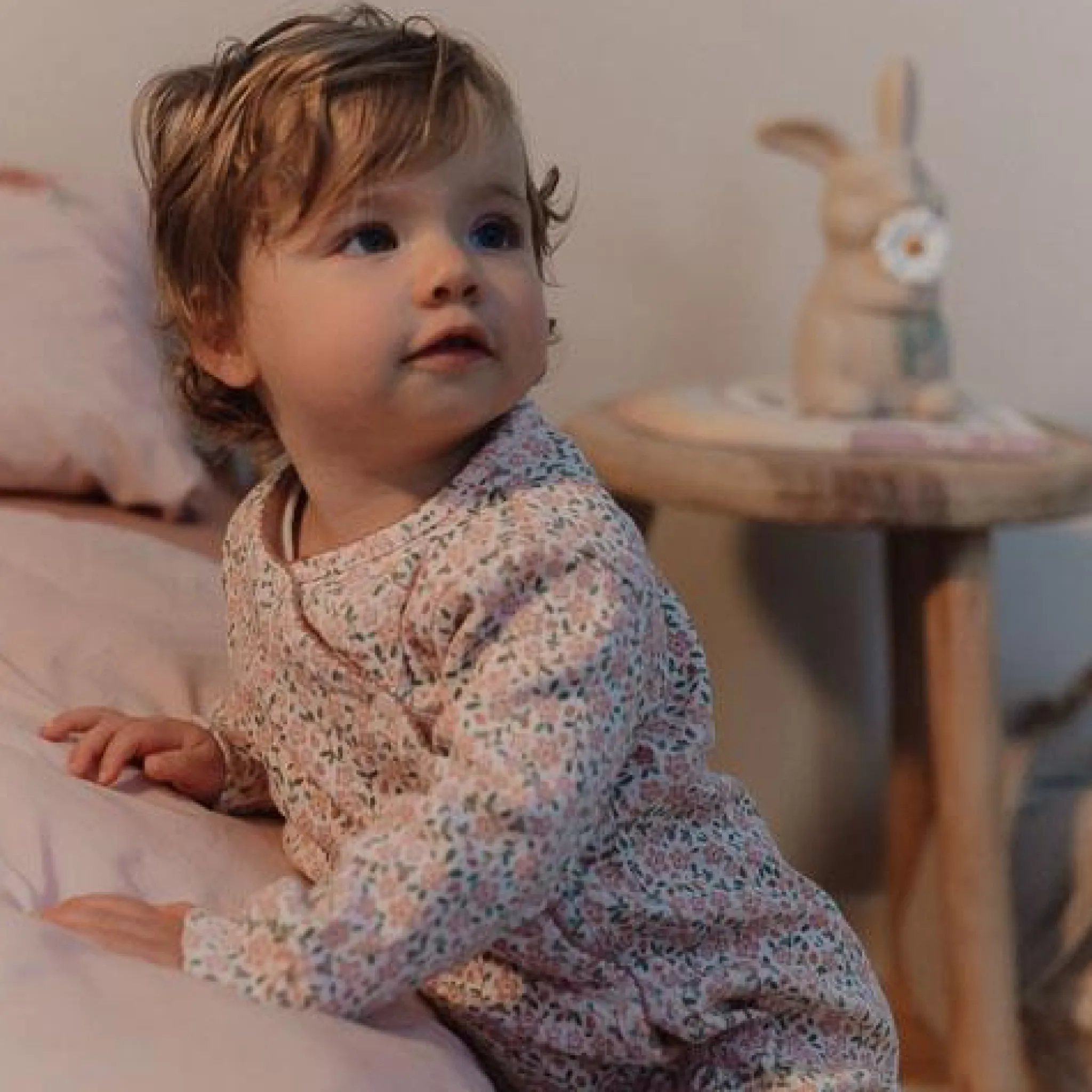 Little Dutch One-piece pajamas - Pink - Fairy Garden - Fairy Floral Hot