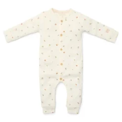 Little Dutch One-piece pajamas - White - Forest Friends - Forest Treasures