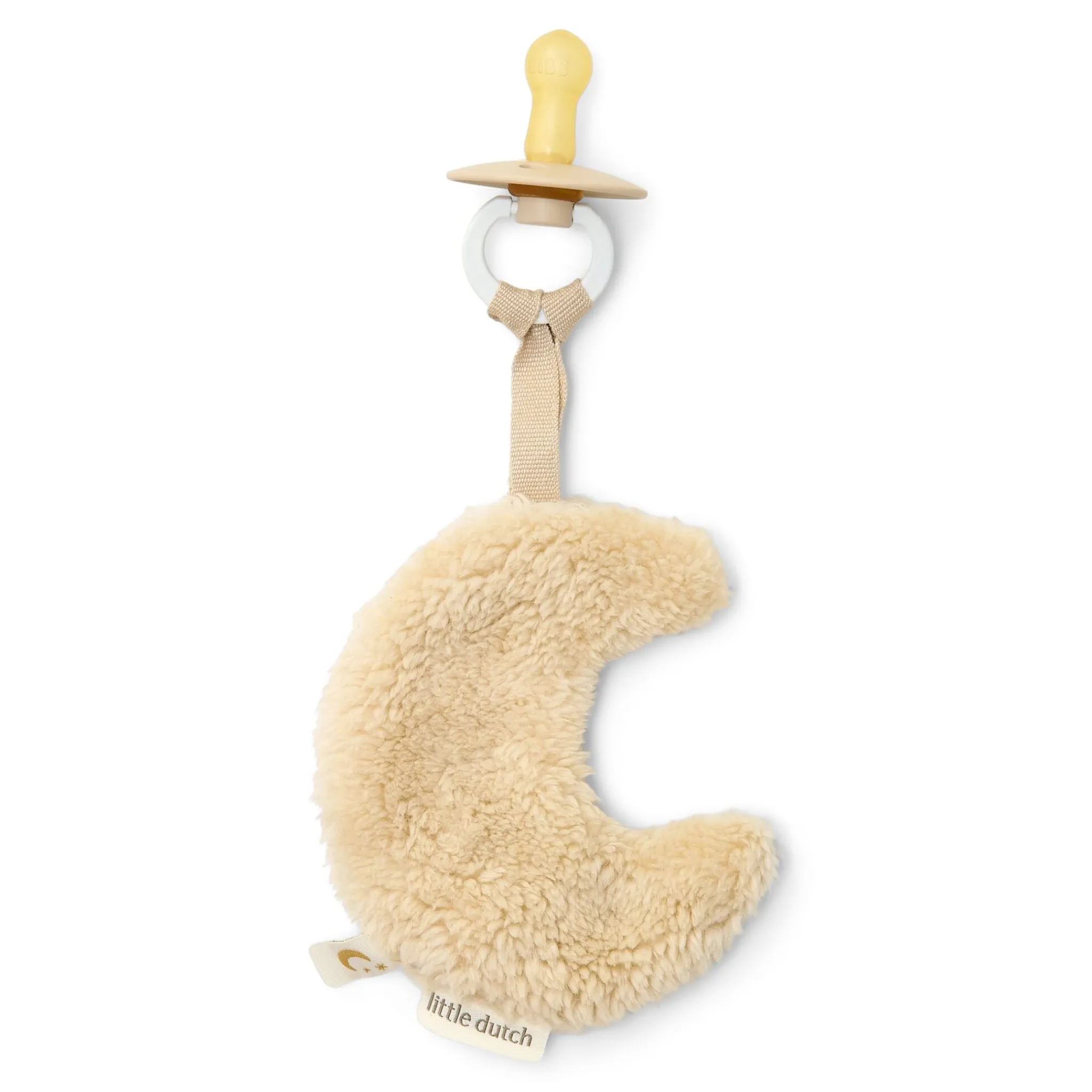 Little Dutch Pacifier cloth - Beige - Essentials Outlet