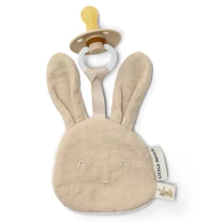 Little Dutch Pacifier Cloth - Beige - Newborn Naturals - Baby Bunny Sale