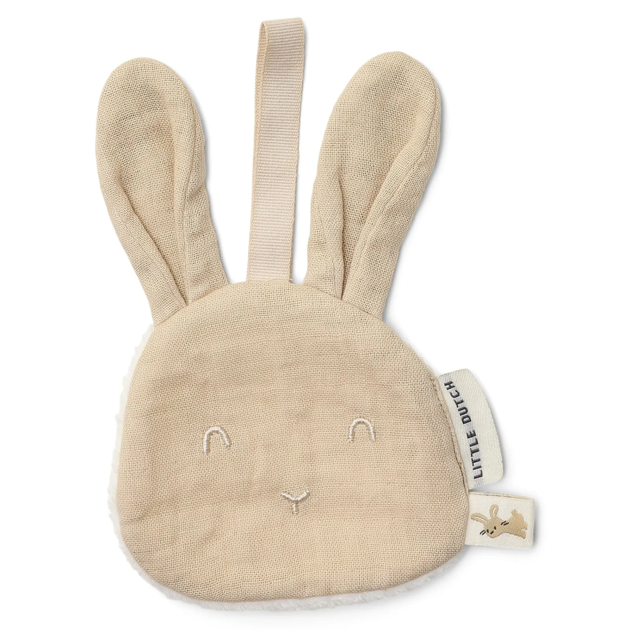 Little Dutch Pacifier Cloth - Beige - Newborn Naturals - Baby Bunny Sale