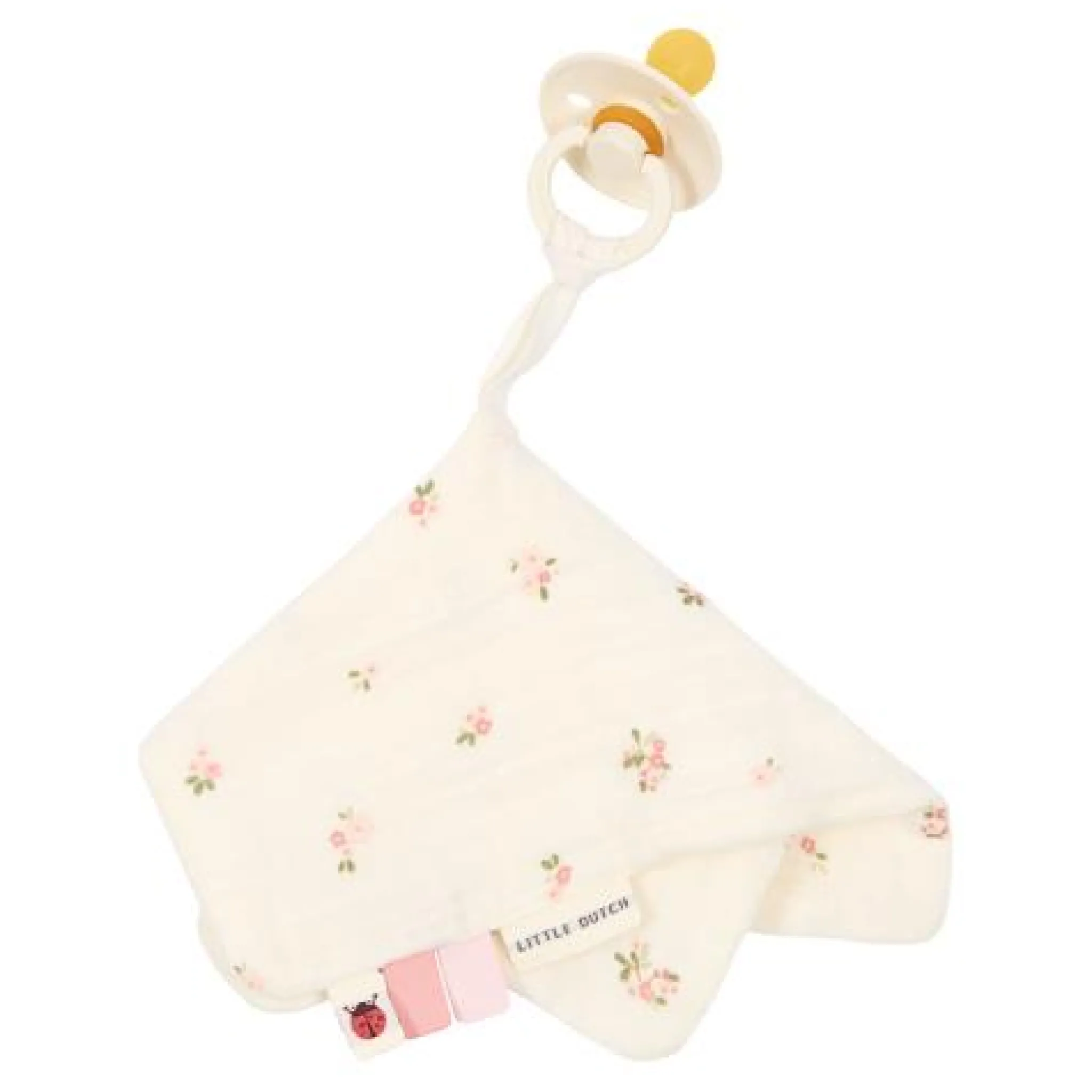 Little Dutch Pacifier cloth - White - Fairy Garden - Fairy Blossom Outlet