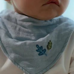 Little Dutch 2-pack bandana bib - Blue - Essentials Discount