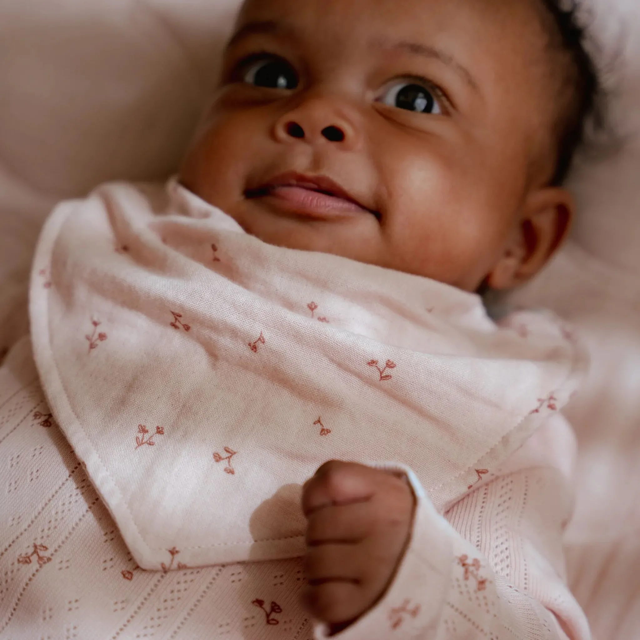 Little Dutch 2-pack bandana bib - Pink - Essentials Sale
