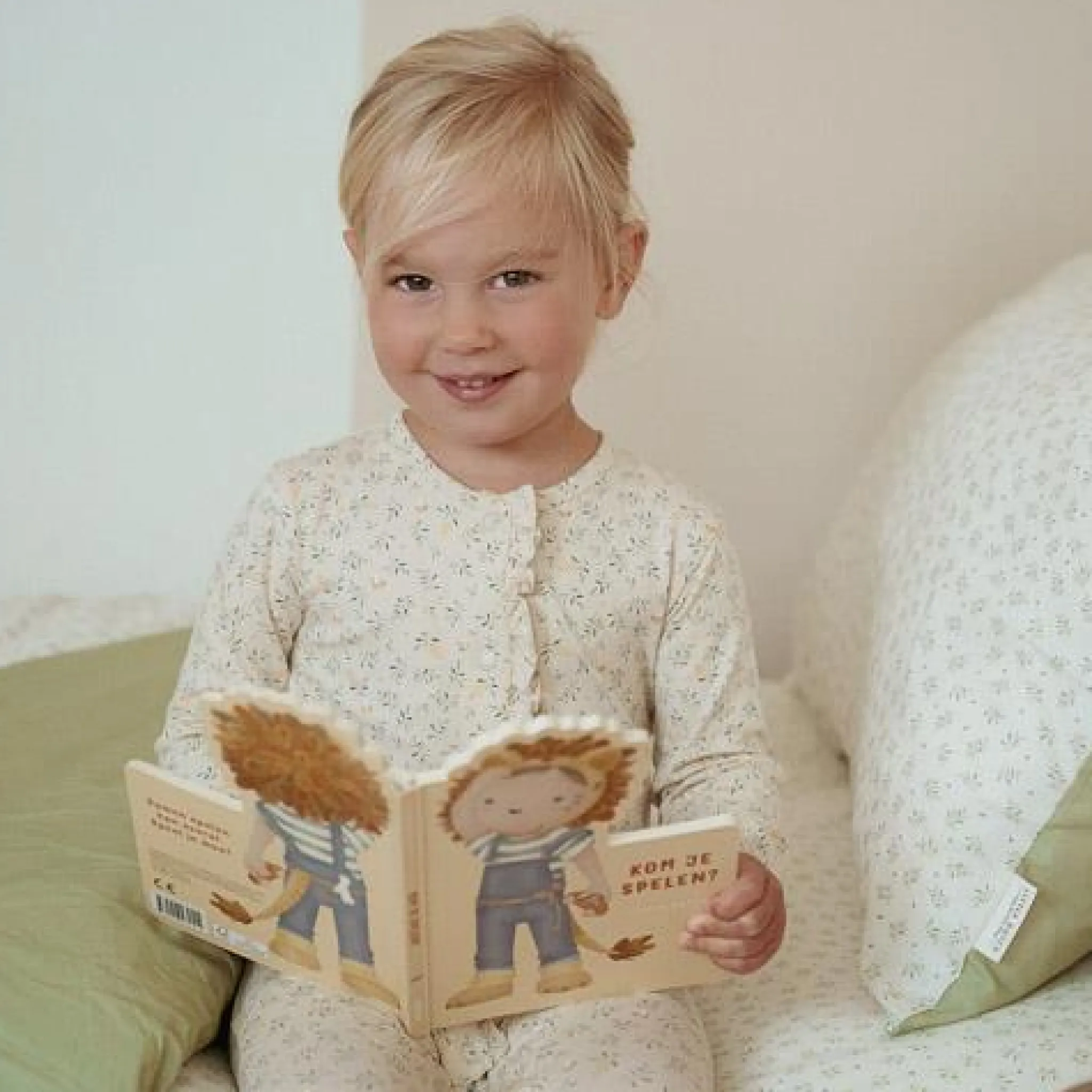 Little Dutch Pajamas - Sand - Blueberry Leaves Discount