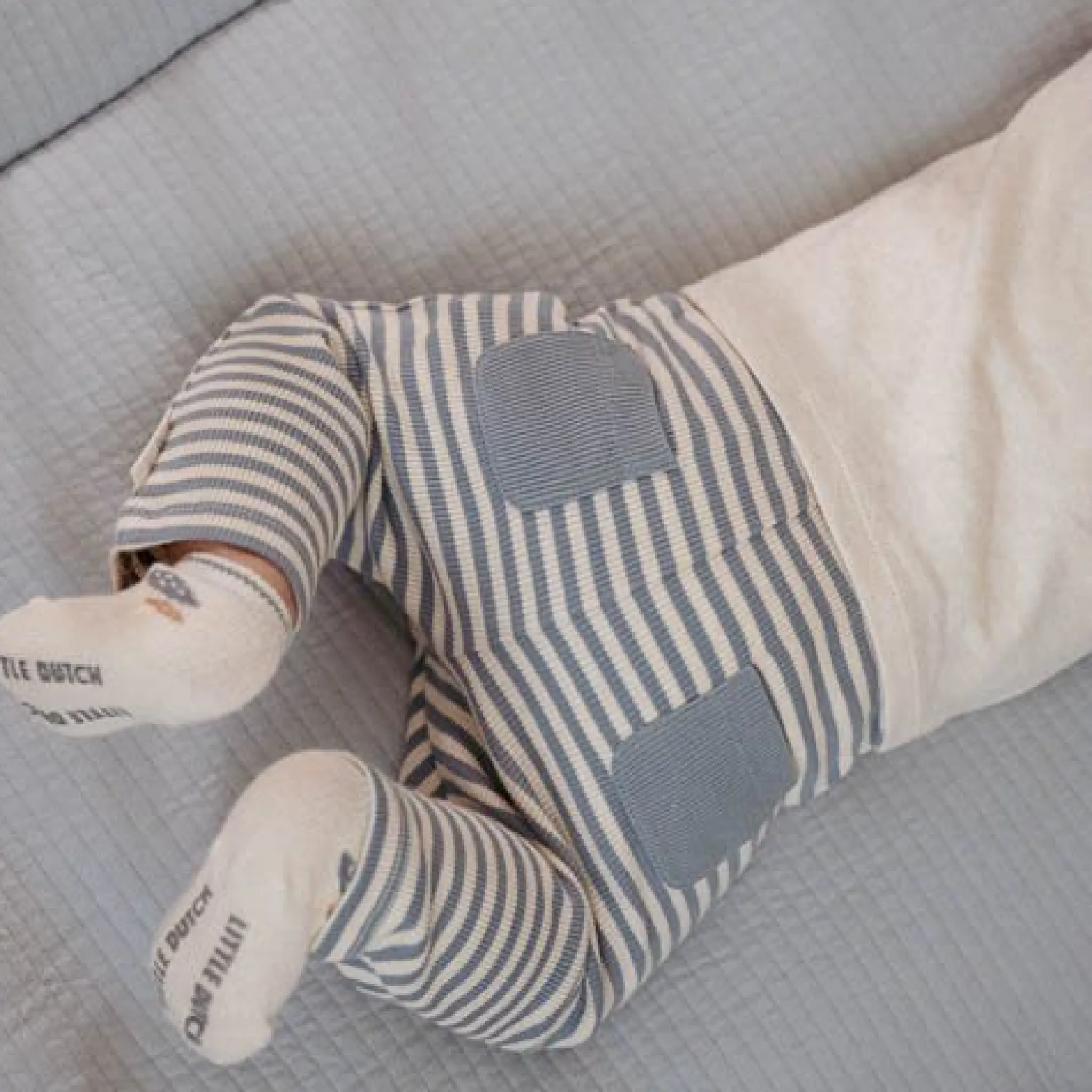 Little Dutch Pants - Blue - Forest Friends - Stripe New