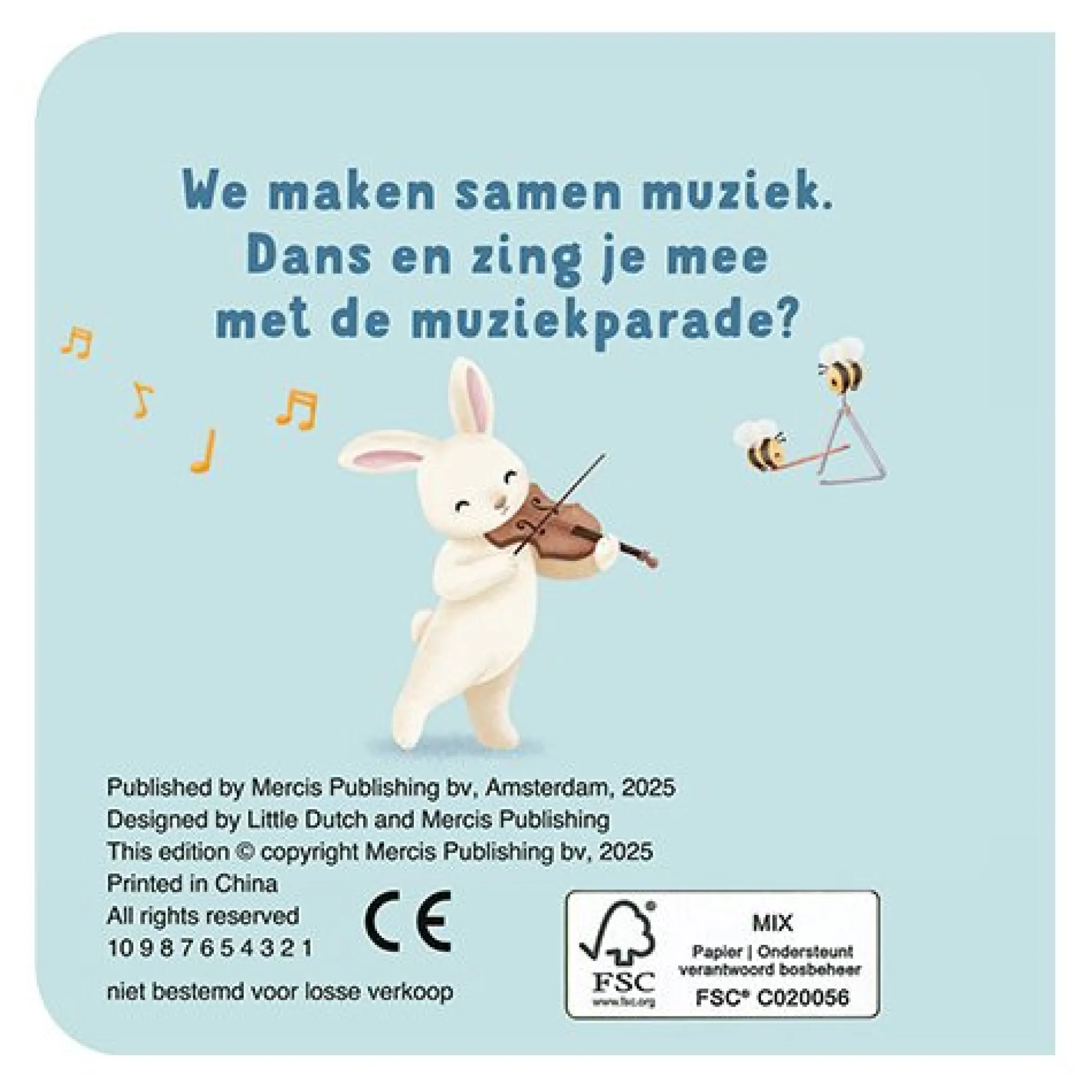 Little Dutch Party Booklets - Hooray! It's a Party & Music Parade - NL Discount