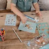 Little Dutch Pencil case with contents - Blue - Forest Friends New