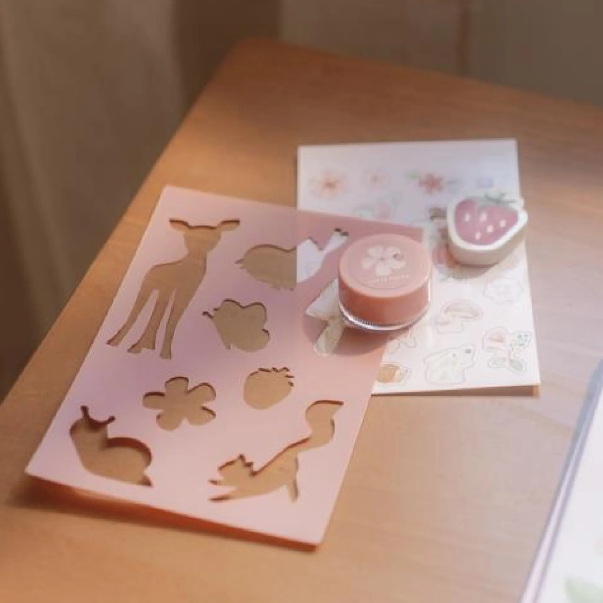 Little Dutch Pencil case with contents - Pink - Fairy Garden Clearance