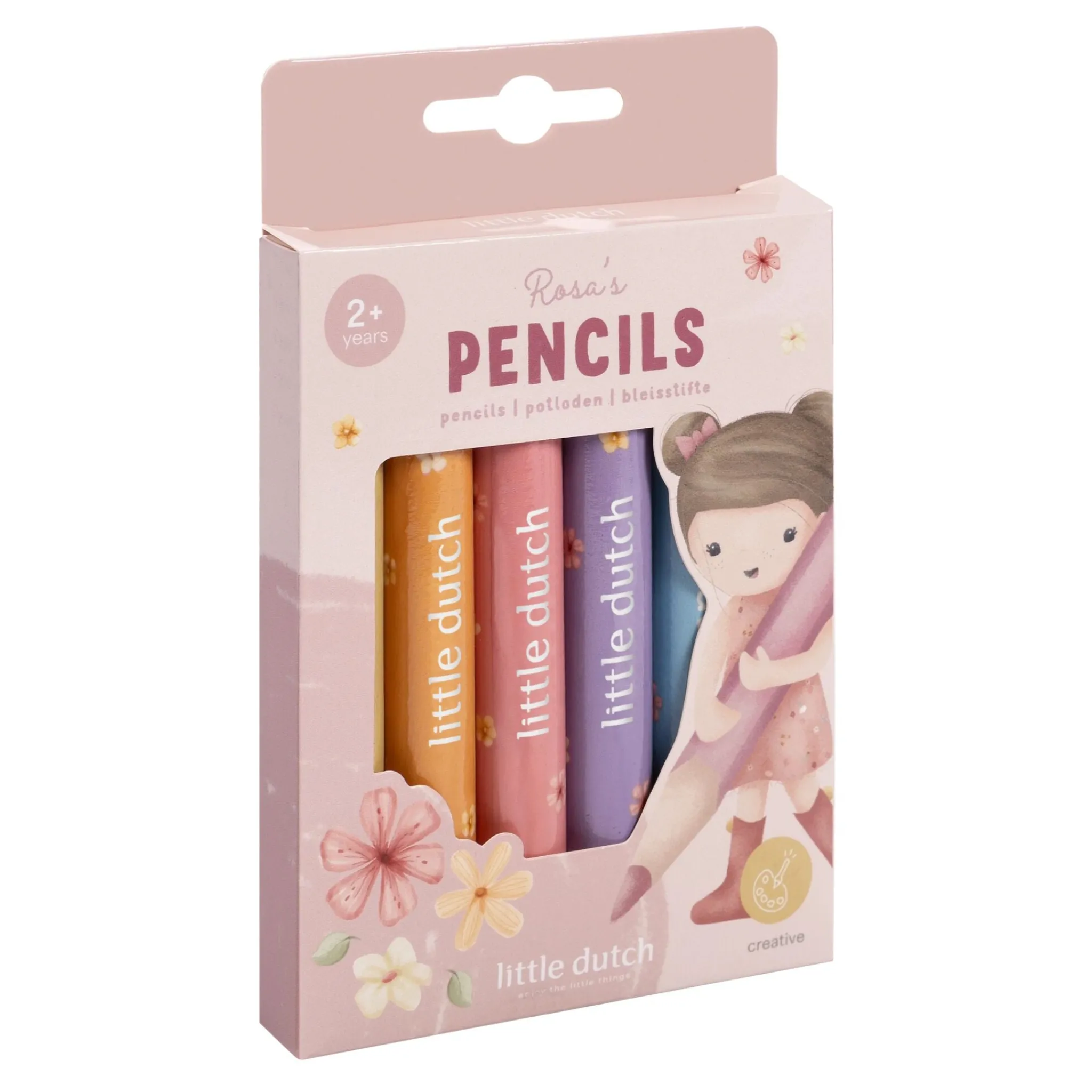 Little Dutch Pencils - Multicolored - Essentials - Pink Outlet