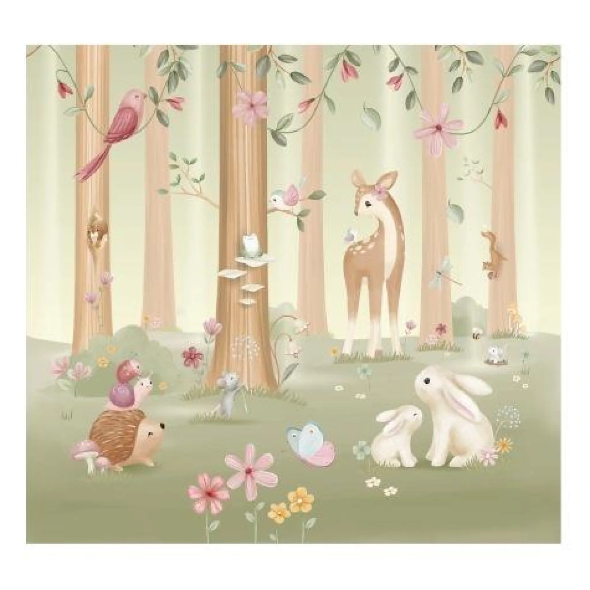 Little Dutch Photo wallpaper - Multicolored - Fairy Garden Hot