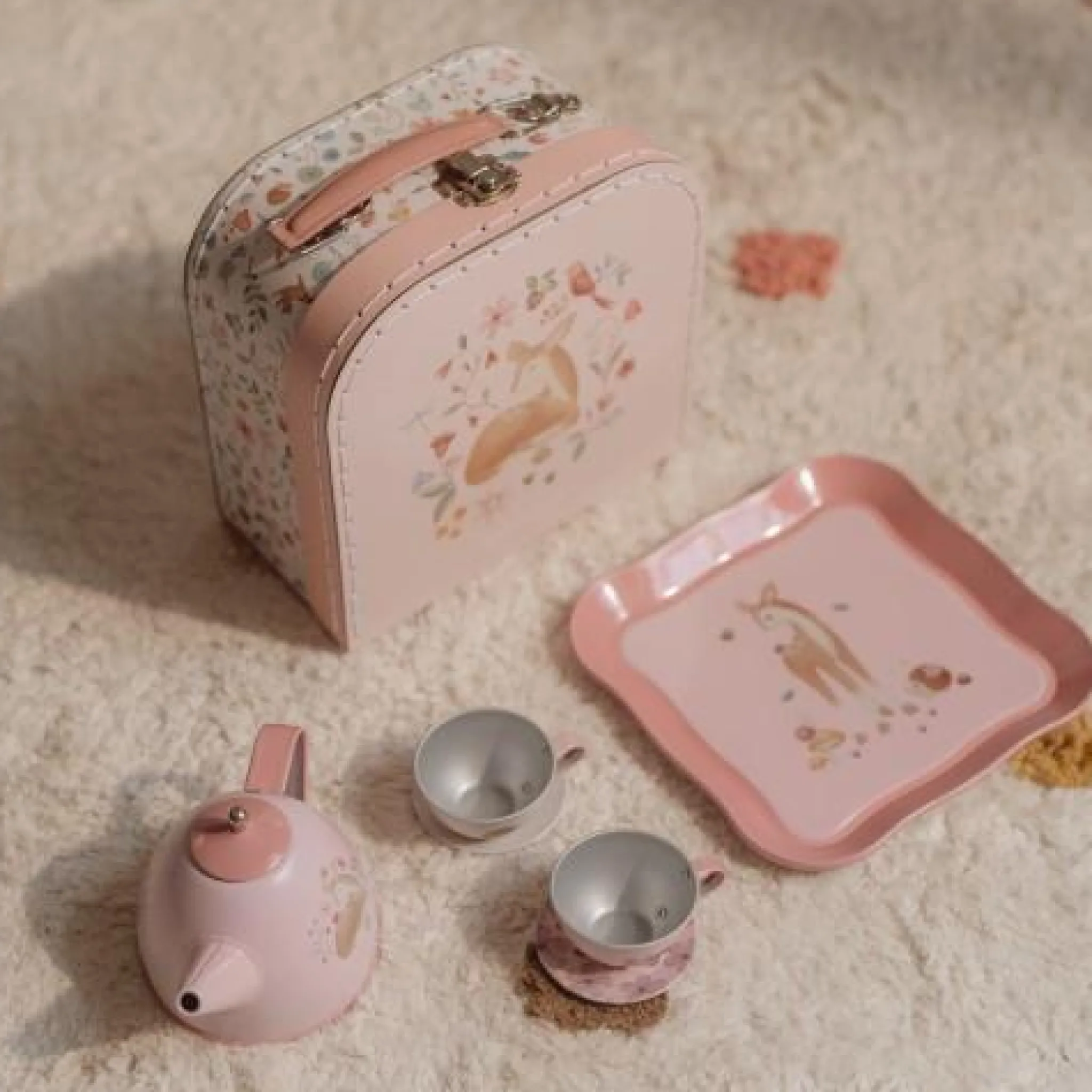 Little Dutch 7-piece Tea Set - Multicolored - Fairy Garden Hot