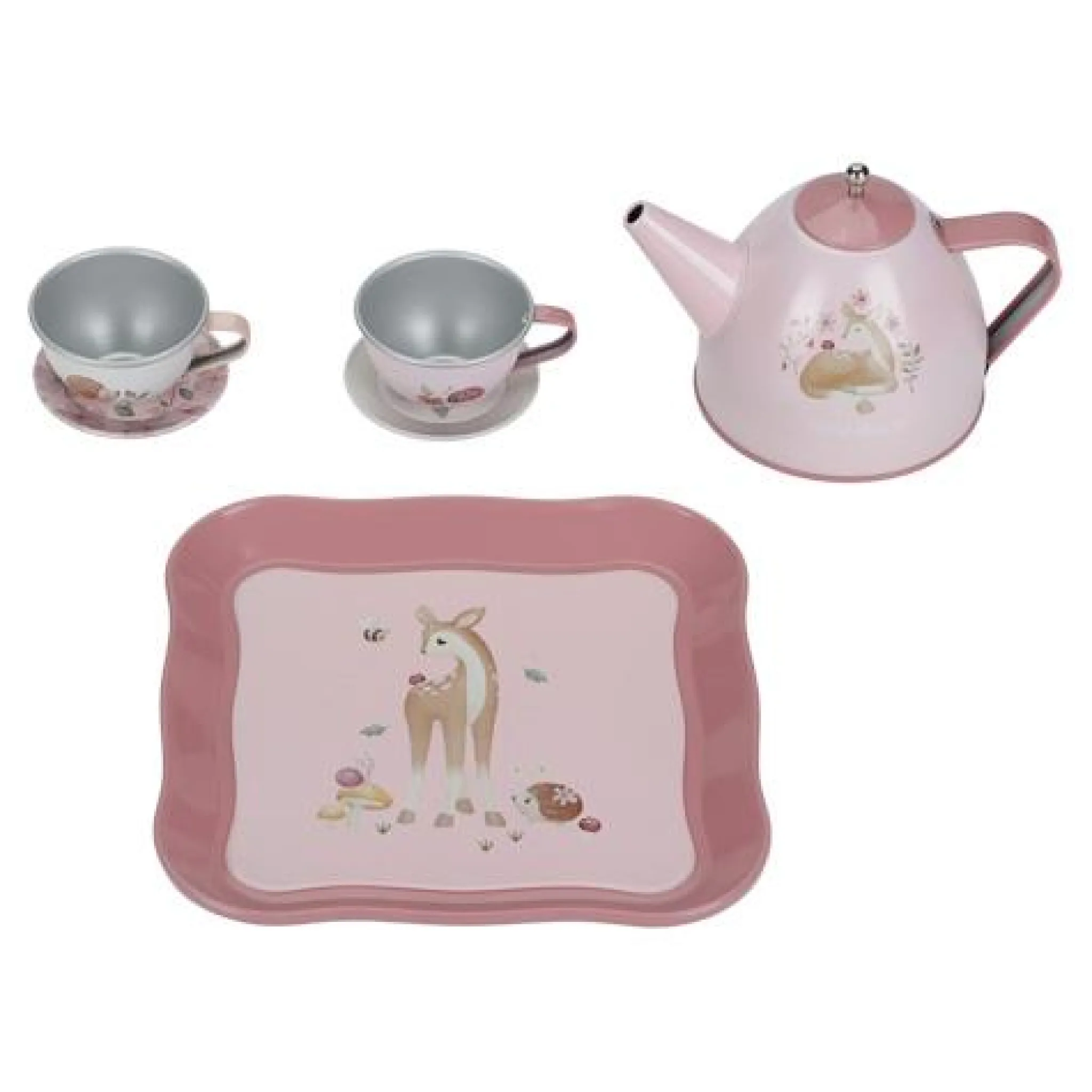 Little Dutch 7-piece Tea Set - Multicolored - Fairy Garden Hot