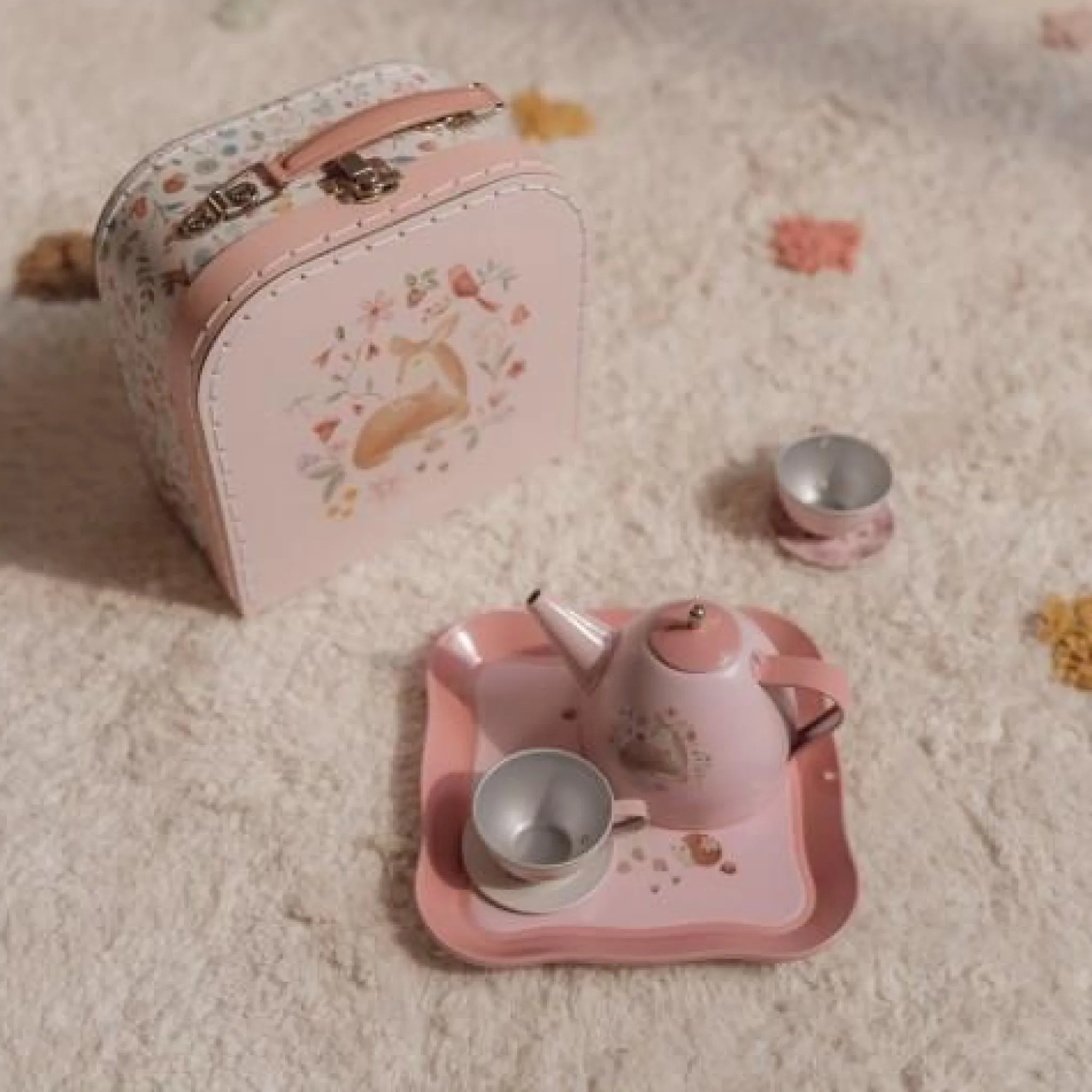 Little Dutch 7-piece Tea Set - Multicolored - Fairy Garden Hot