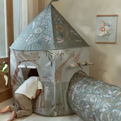 Little Dutch Play tent - Crawl tunnel - Green