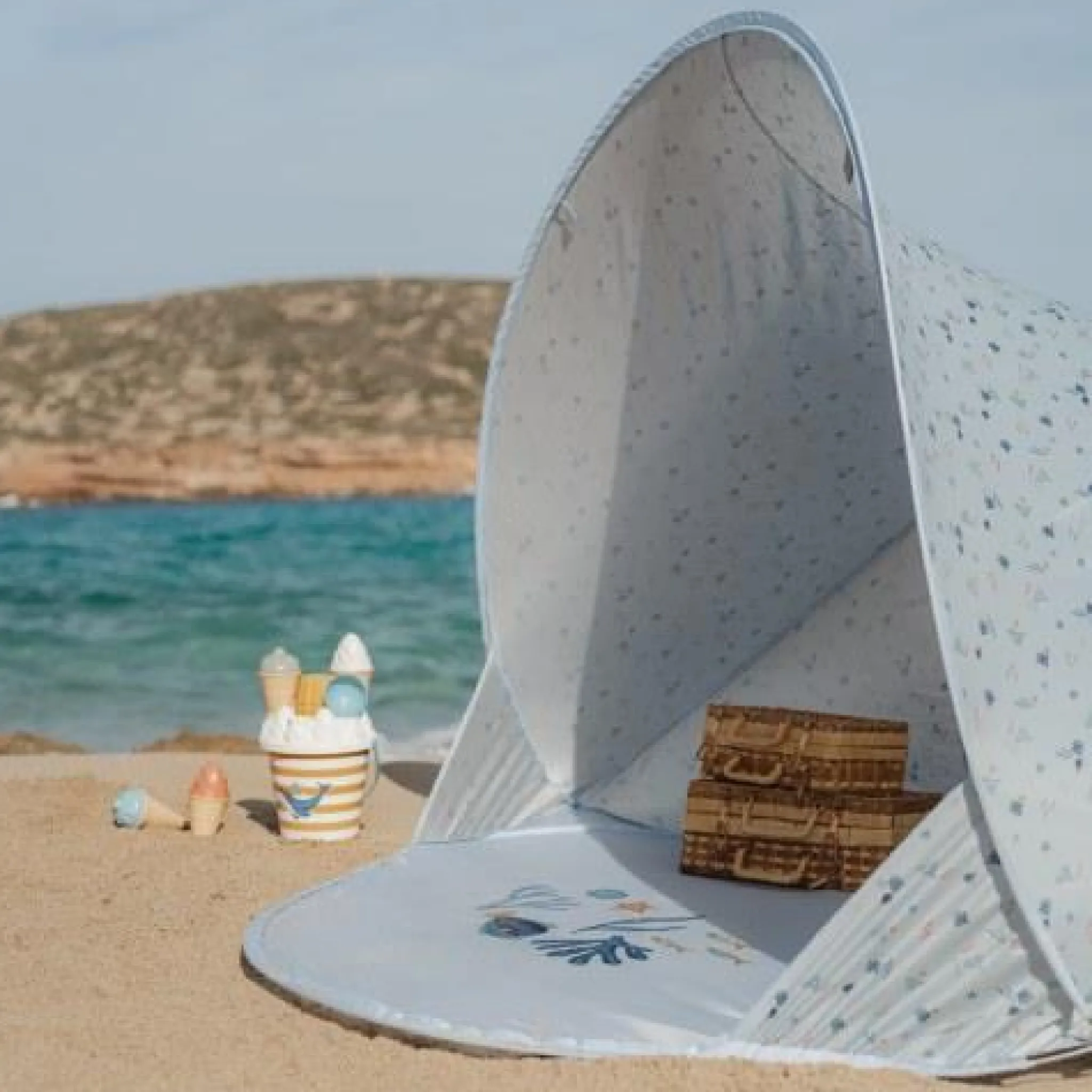 Little Dutch Pop-up tent - Blue - Ocean Dreams Best