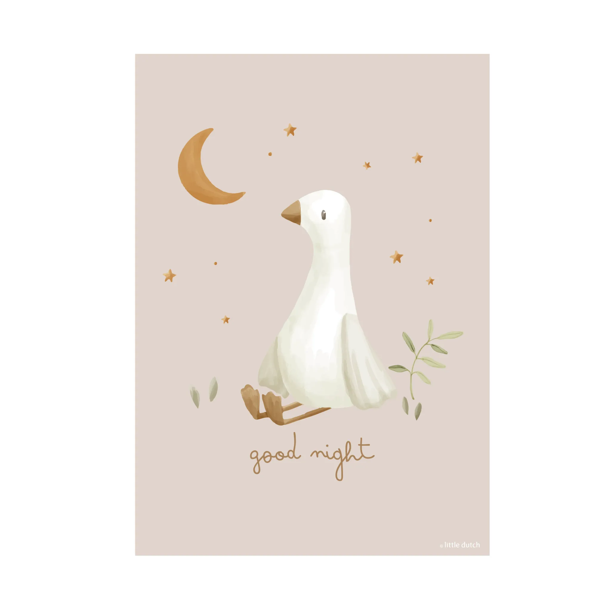 Little Dutch Poster A3 - Little Goose - Baby Bunny Sale