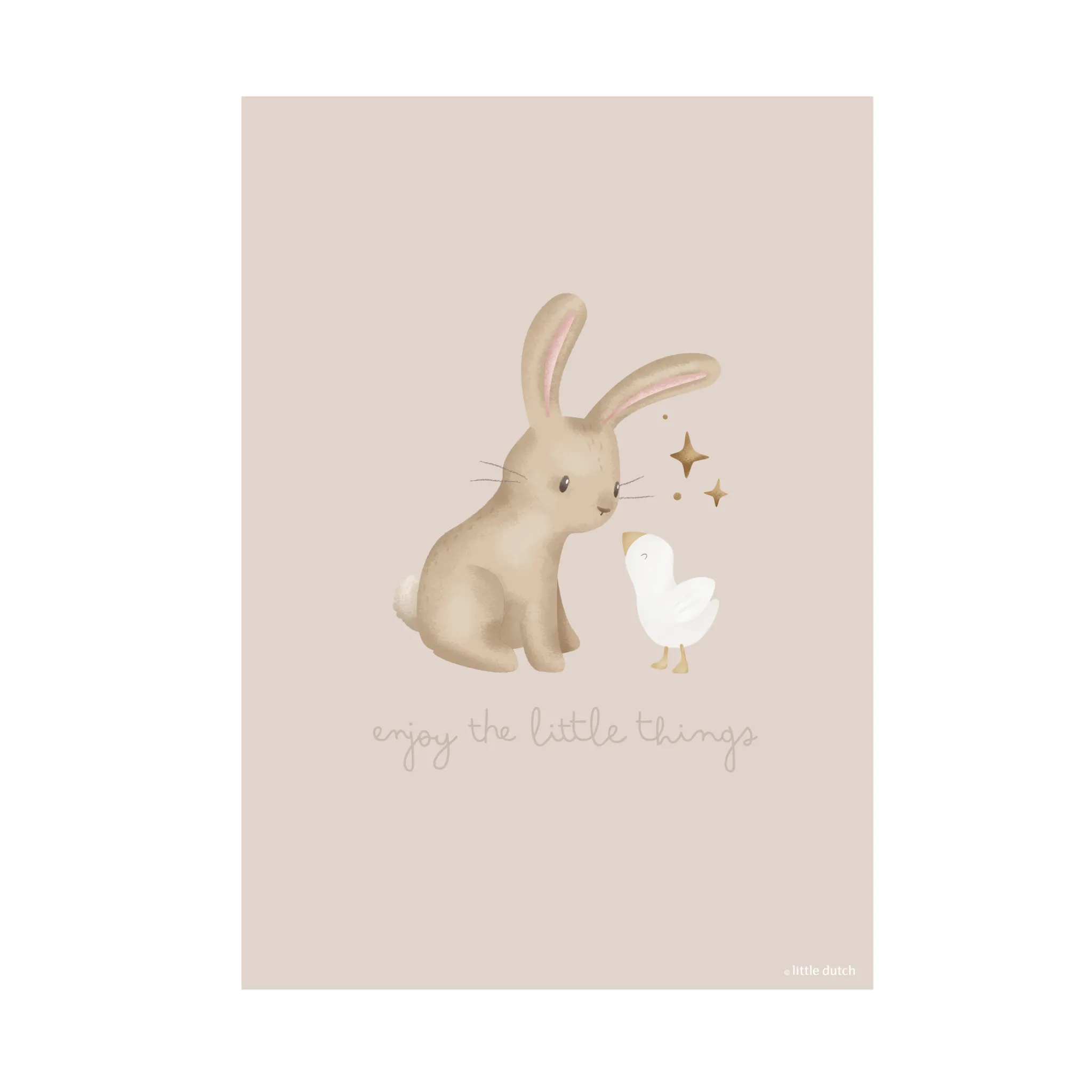 Little Dutch Poster A3 - Little Goose - Baby Bunny Sale