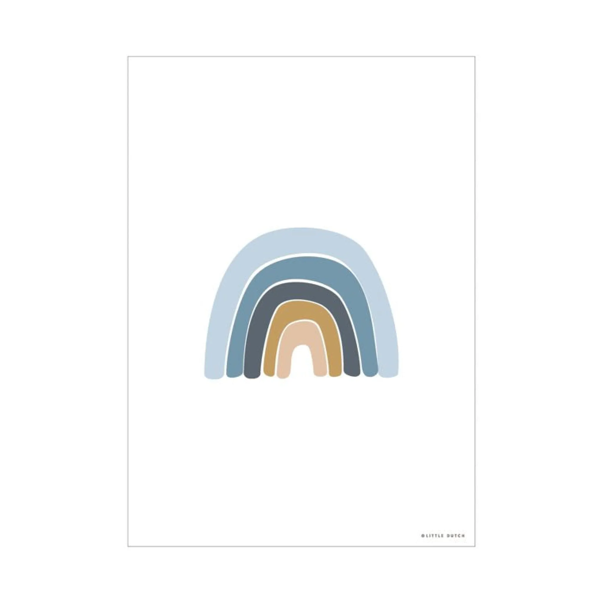 Little Dutch Poster Horizon Blue - A3 Sale