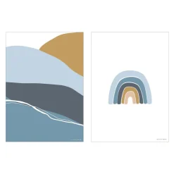 Little Dutch Poster Horizon Blue - A3 Sale