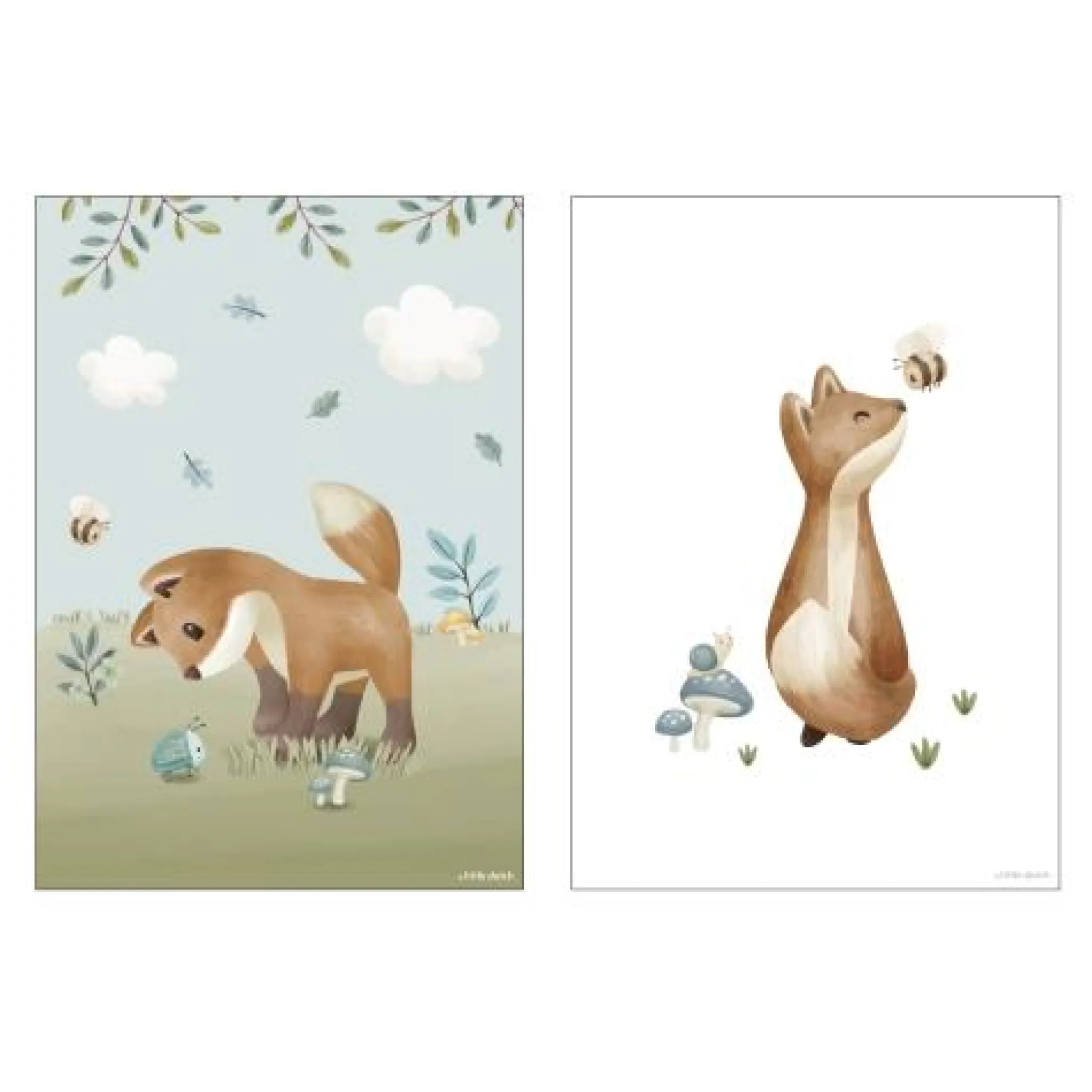 Little Dutch Poster - Size A3 - Forest Friends Clearance
