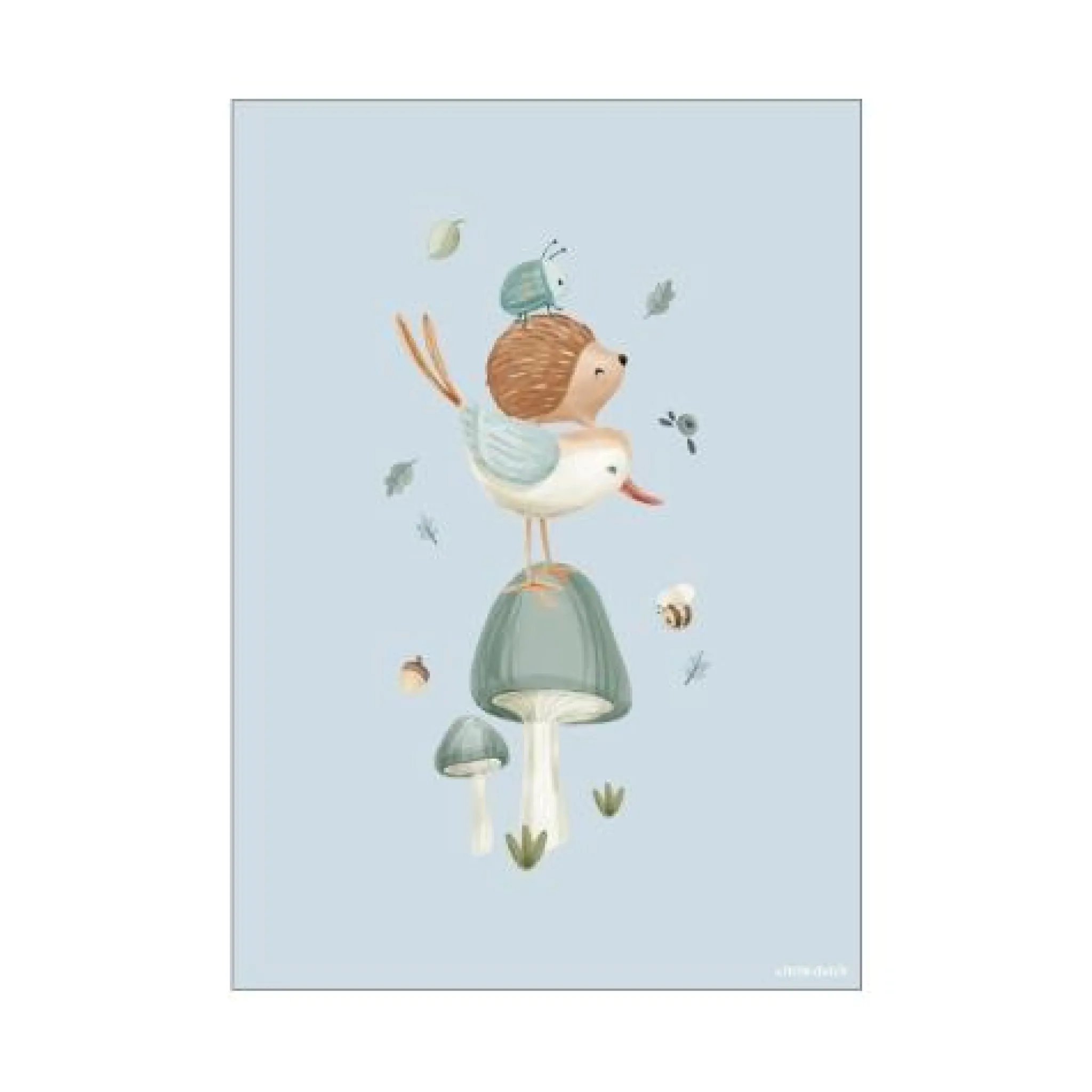 Little Dutch Poster - Size A3 - Forest Friends - Forest Wonders Sale